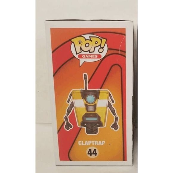 Funko Pop! Games Yellow Claptrap Borderlands #44 Gamestop Exclusive NIB - Picture 3 of 3